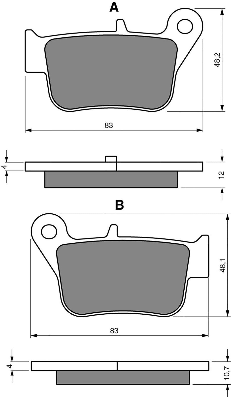 Goldfren Brake Pads AD360, SFA628