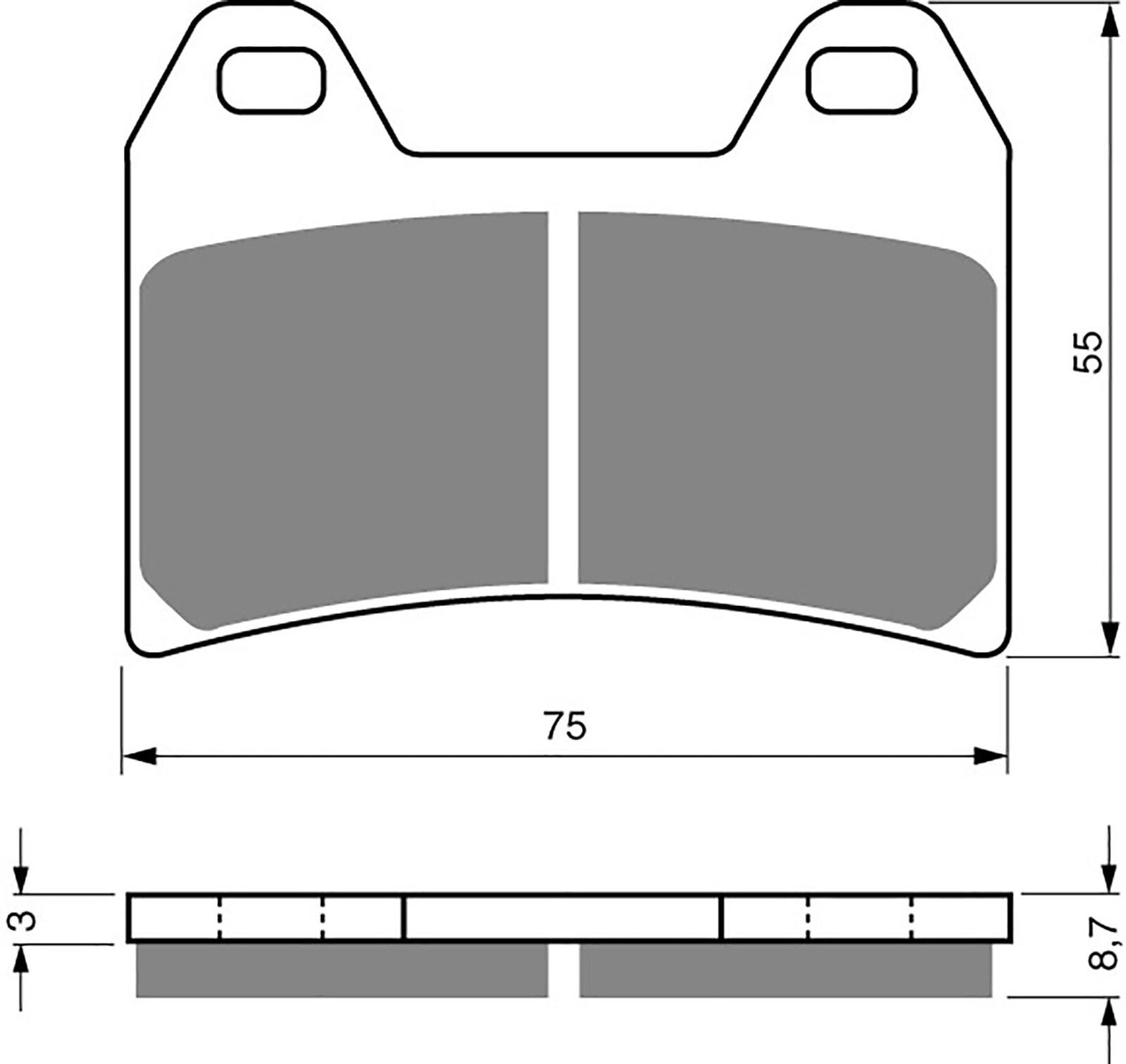 Goldfren Brake Pads S33-141, VD262, FA244, FDB2042, SBS706, SBS727