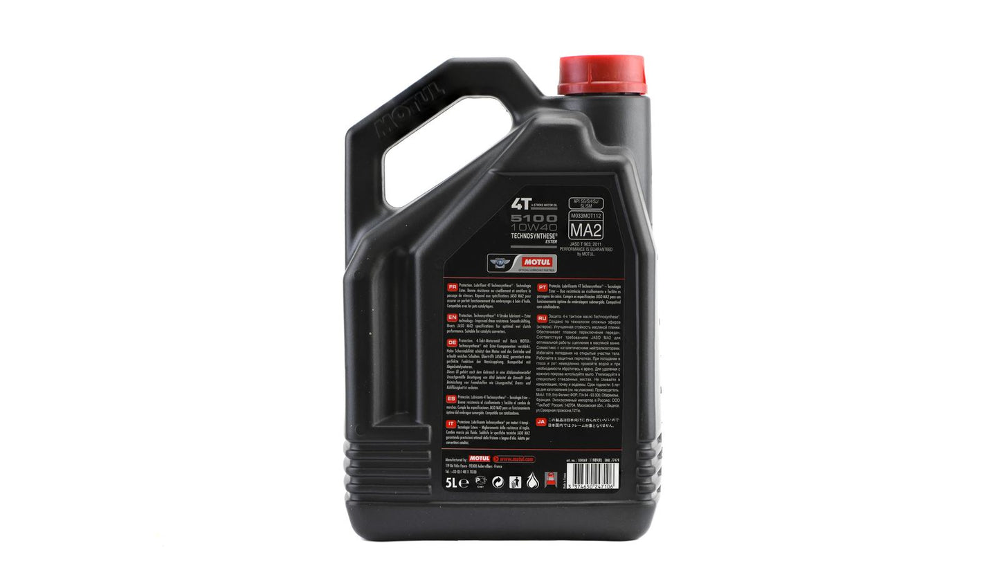 Motul 5100 10w40 4T Semi Synthetic 4 Litres