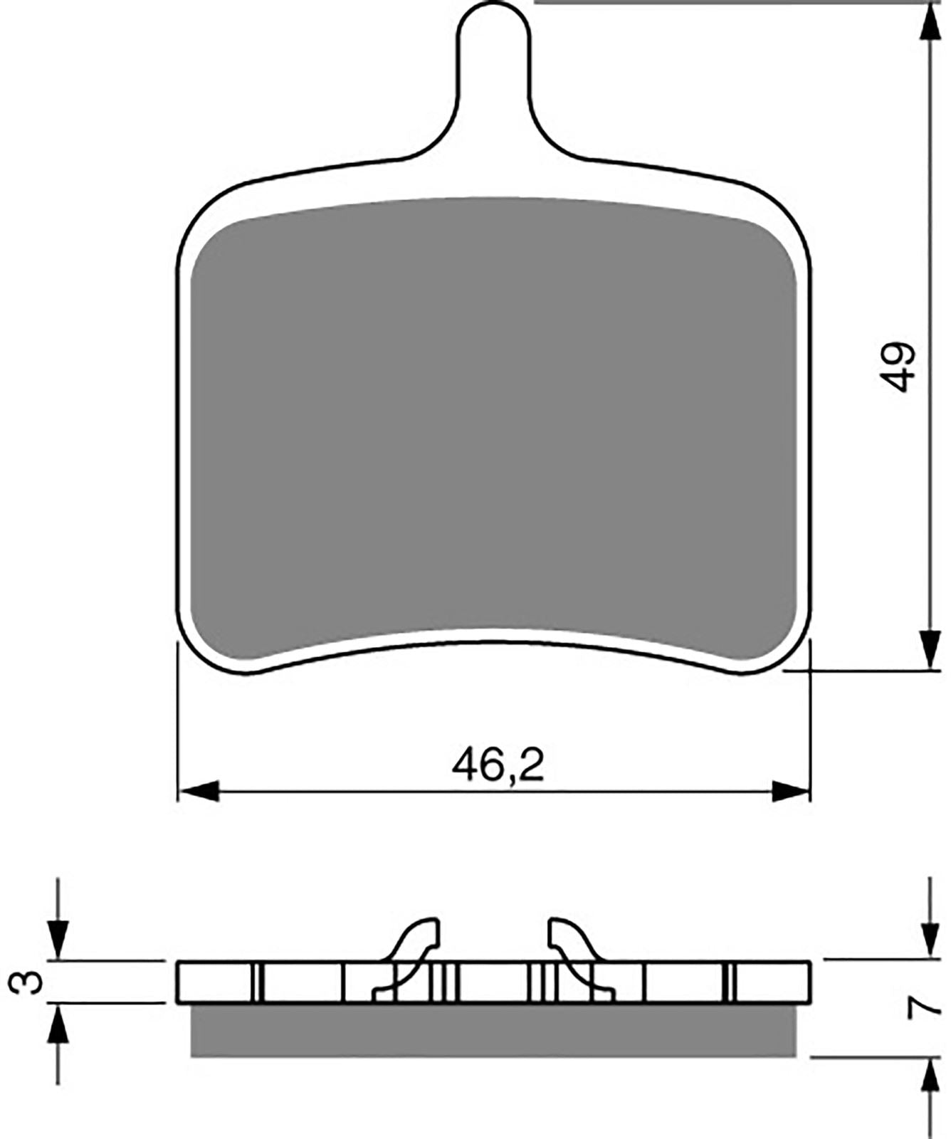 Goldfren Brake Pads S33-290, FA460