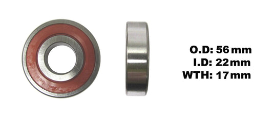 Bearing NTN 63/22 Thick(ID 22mm x OD 56mm x W 17mm)