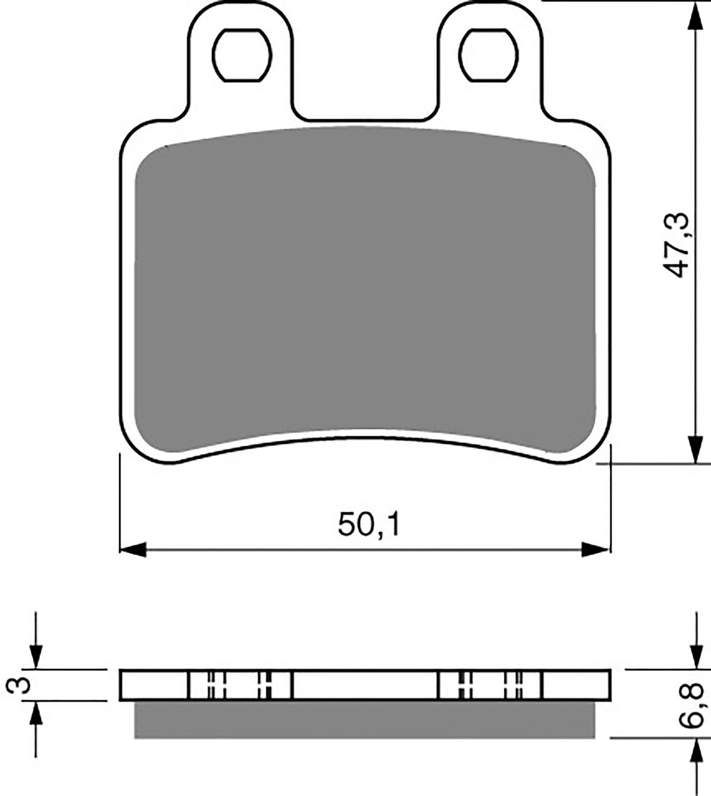 Goldfren Brake Pads S33-211, FA350, SBS773, FDB2128, VD999