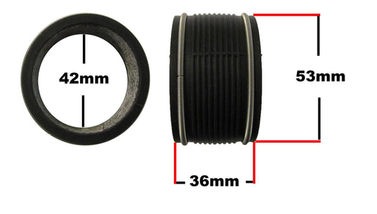Exhaust Rubber Yamaha RD400 includes paper gasket joint (Each)