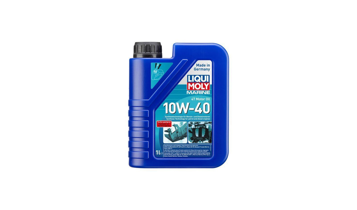 Liqui Moly 4T Marine 10w40 Synthetic Technology Oil  1 Litre