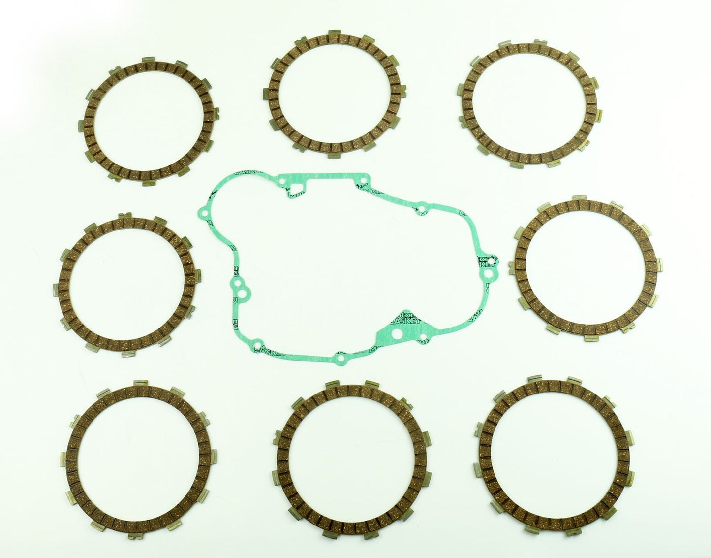 Athena Clutch Friction Plate & Cover Gasket Kit Kawasaki KX500 88-04