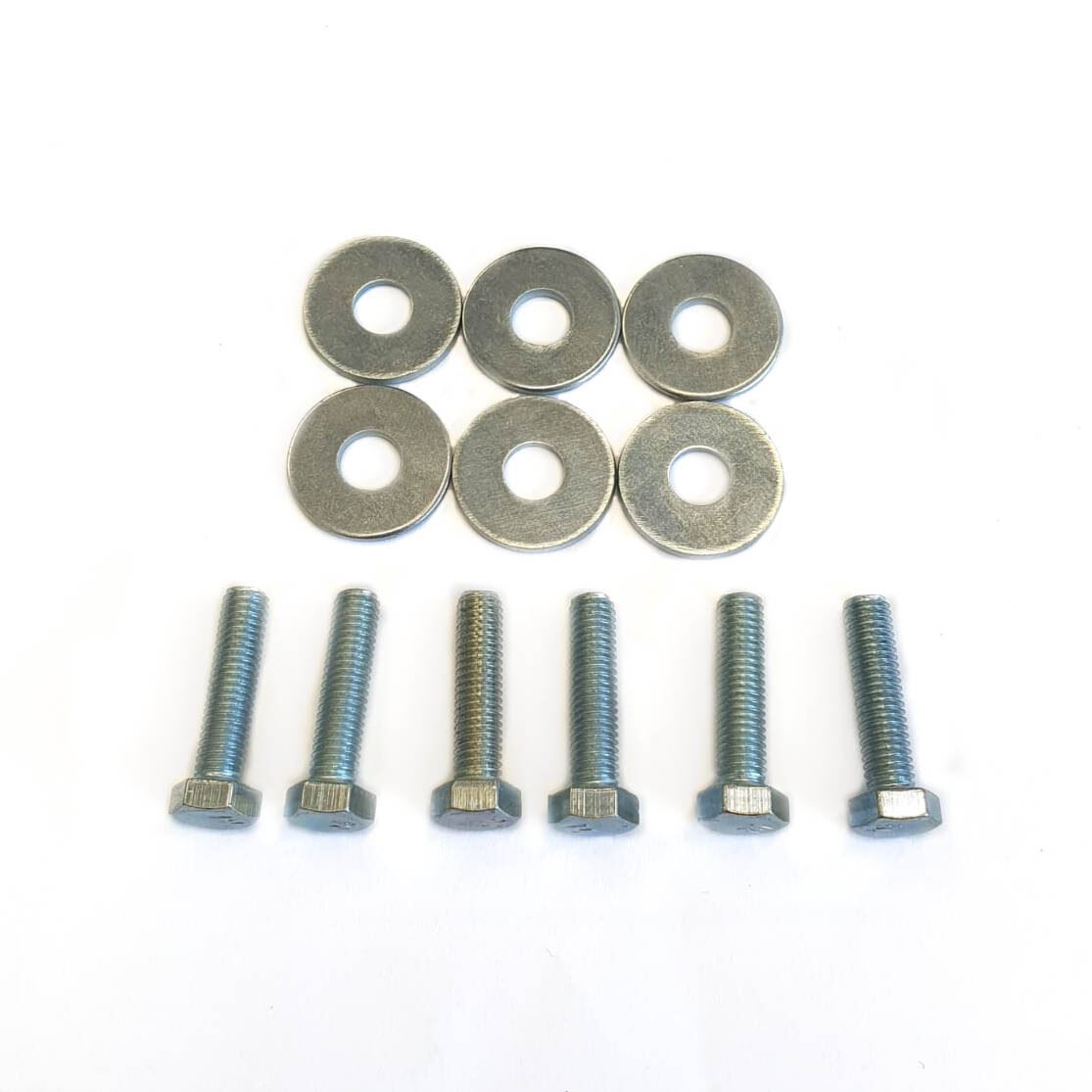 Set of 6 Clutch Spring Bolt & Washers 6mm x 20mm Long (655620H & Washer OD:19mm ID:6.5mm BAPS)