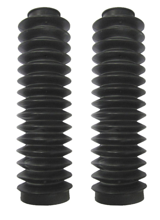 Fork Gaitors Medium Black 240mm Long Top 35mm Bottom 52mm (Pair)
