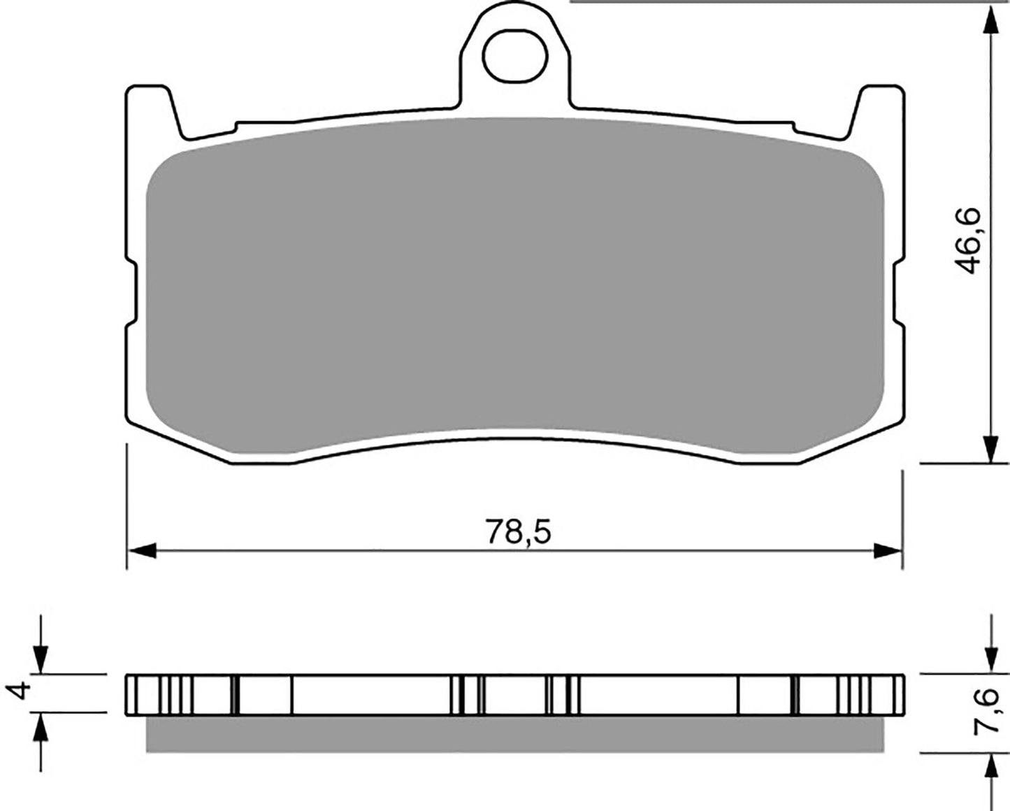 Goldfren Brake Pads AD296, FA491