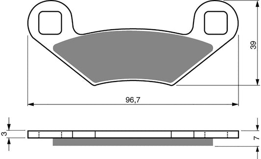 Goldfren Brake Pads K5-162, VD940, FA159, FDB2055, SBS642