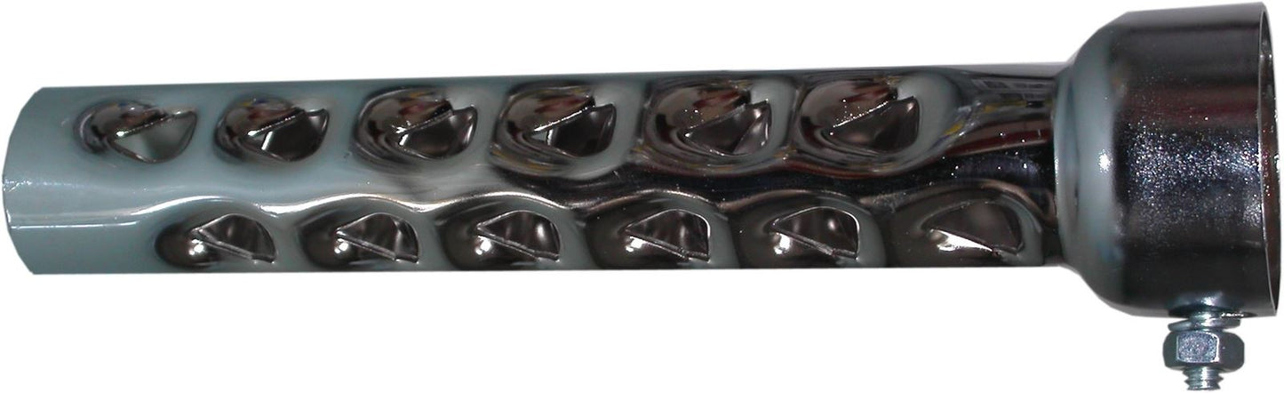 Uni. Baffle 53.50mm & 8" Long Chrome For 4T Exhaust (Each)