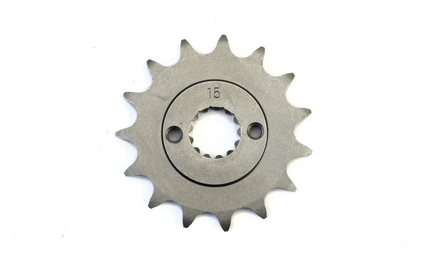 1908-15 Front Sprocket KTM 390 Duke 13-16, 390RC 14-16 NOTE: ORIGINAL RETAINER CLIP WILL NOT FIT