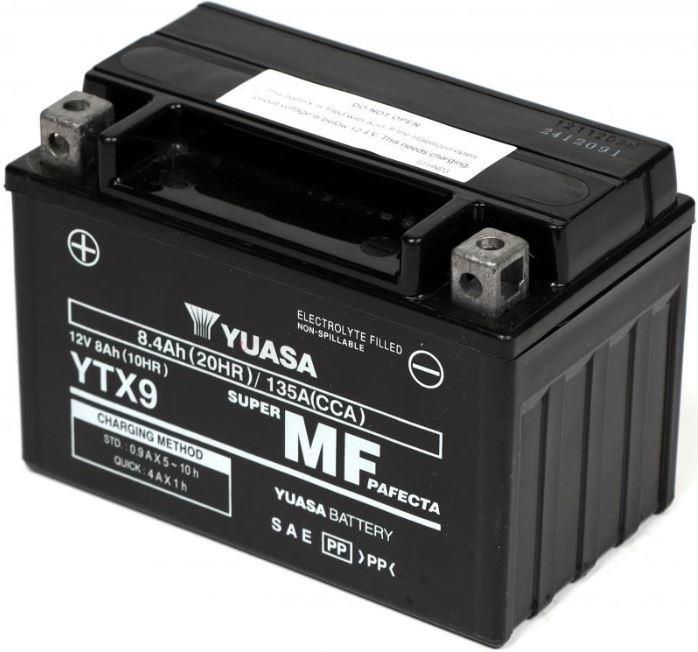 YUASA BATTERY MOTORCYCLE YTX9 WET YUASA YTX9BS