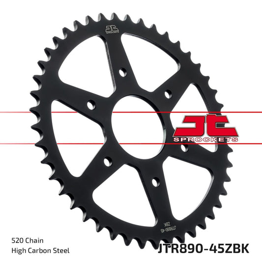 JTR890.45ZBK REAR SPROCKET 45 TOOTH PITCH 5