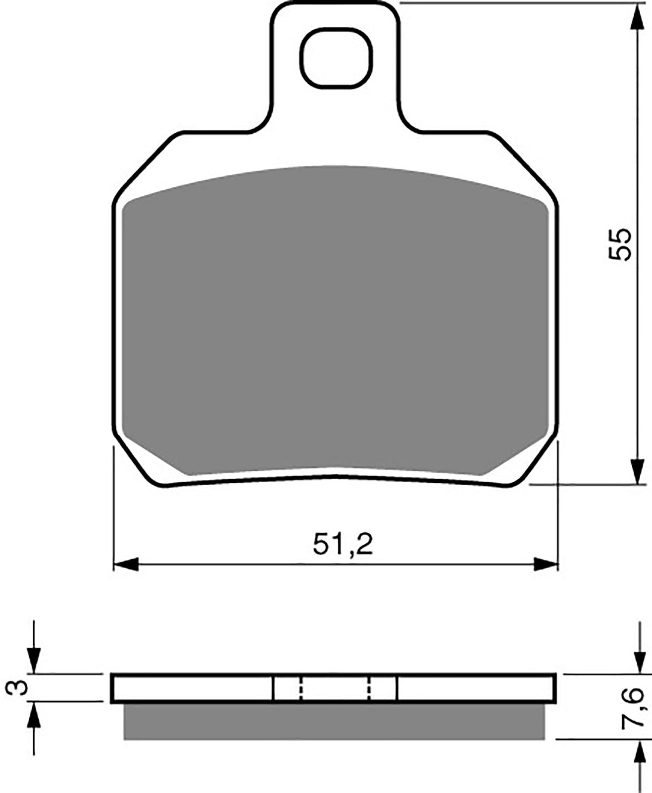 Goldfren Brake Pads S33-152, FA266, FDB2074, SBS730, VD964