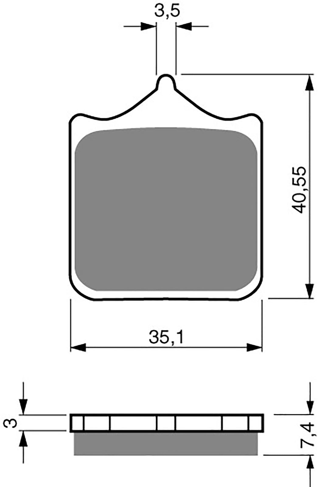 Goldfren Brake Pads AD177, FA322, VD986, SBS762, FDB2120
