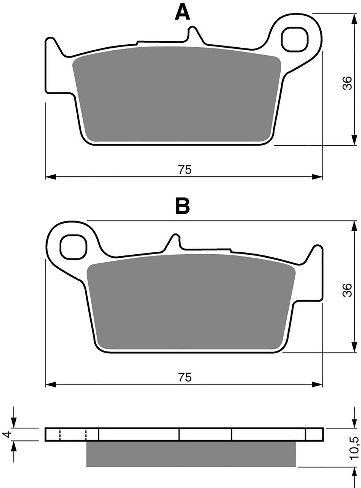 Goldfren Brake Pads K5-003, VD144, FA131, FDB539, SBS604