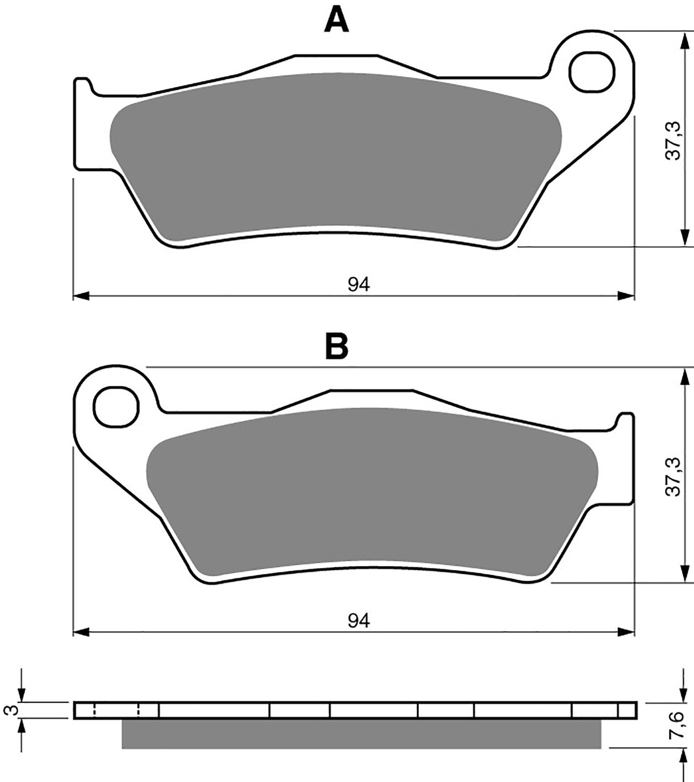 Goldfren Brake Pads K5-031, VD947, FA181, FA245, FDB2016, SBS671