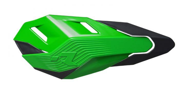 R-TECH GREEN/BLACK HP3 HANDGUARDS, HUSQVARNA/KTM FITMENT