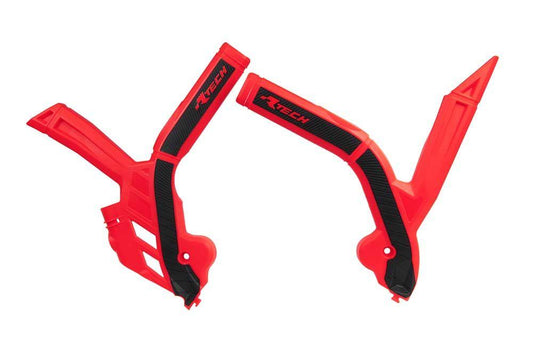 R-TECH RED/BLACK GRIPPY FRAME GUARD BETA RR 125-480 2020-2023