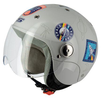 S-LINE SILVER KIDS HELMET Small 47-48cm - SPUTNIK