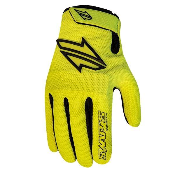 SWAP'S MX GLOVES Fluo Yellow/Black - Small