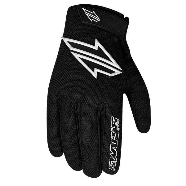 SWAP'S MX GLOVES Black/White - Small