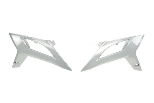 R-TECH QUANTUM GREY RADIATOR SCOOPS BETA RR 125-480 2020-2022