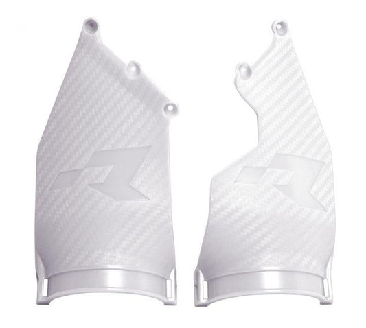 R-TECH WHITE TRIPLE CLAMP PROTECTORS FOR BETA RR HEADLIGHT 2020-2023