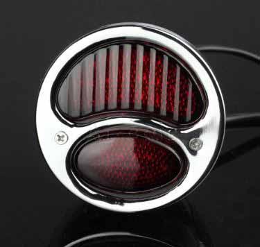 Universal Tail Light 12V LED BLACK
