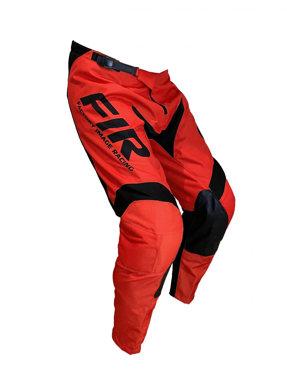 FIR MX/ENDURO CONTOUR PANTS RED/BLACK 28"
