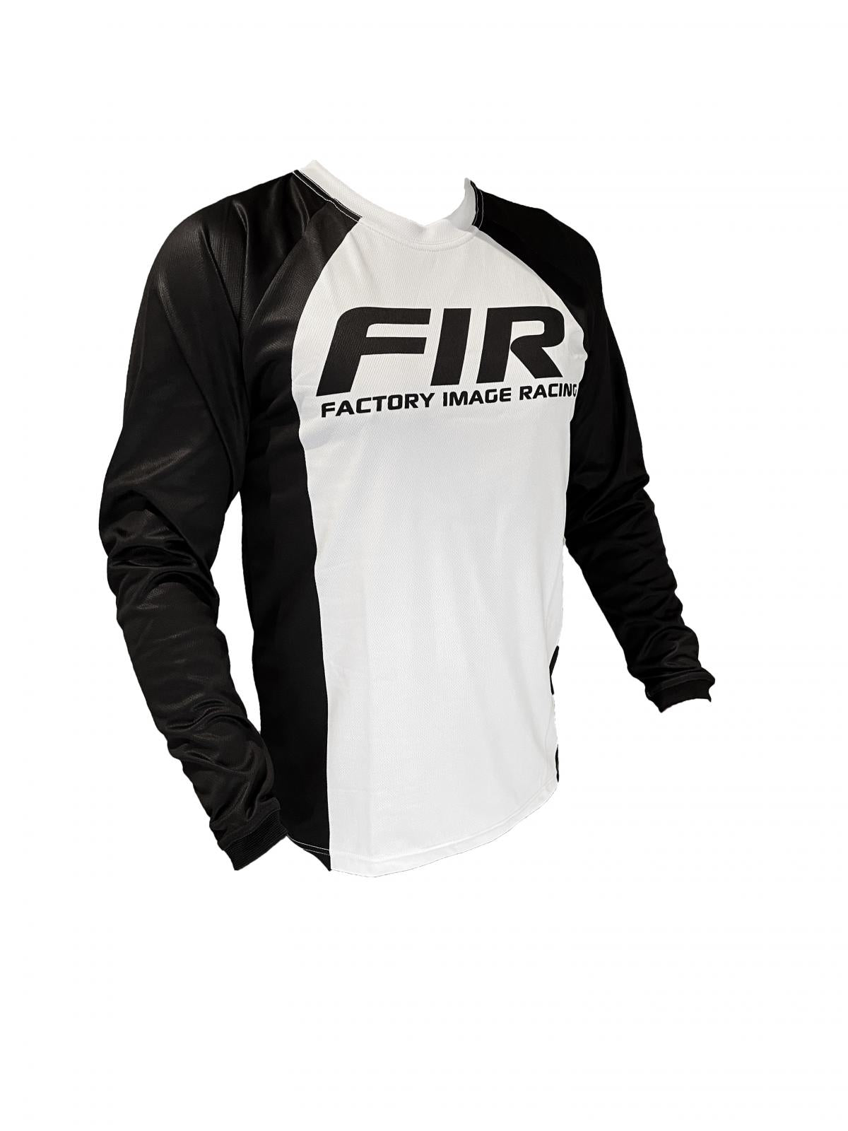 FIR MX/ENDURO CONTOUR WHITE/BLACK X-SMALL JERSEY