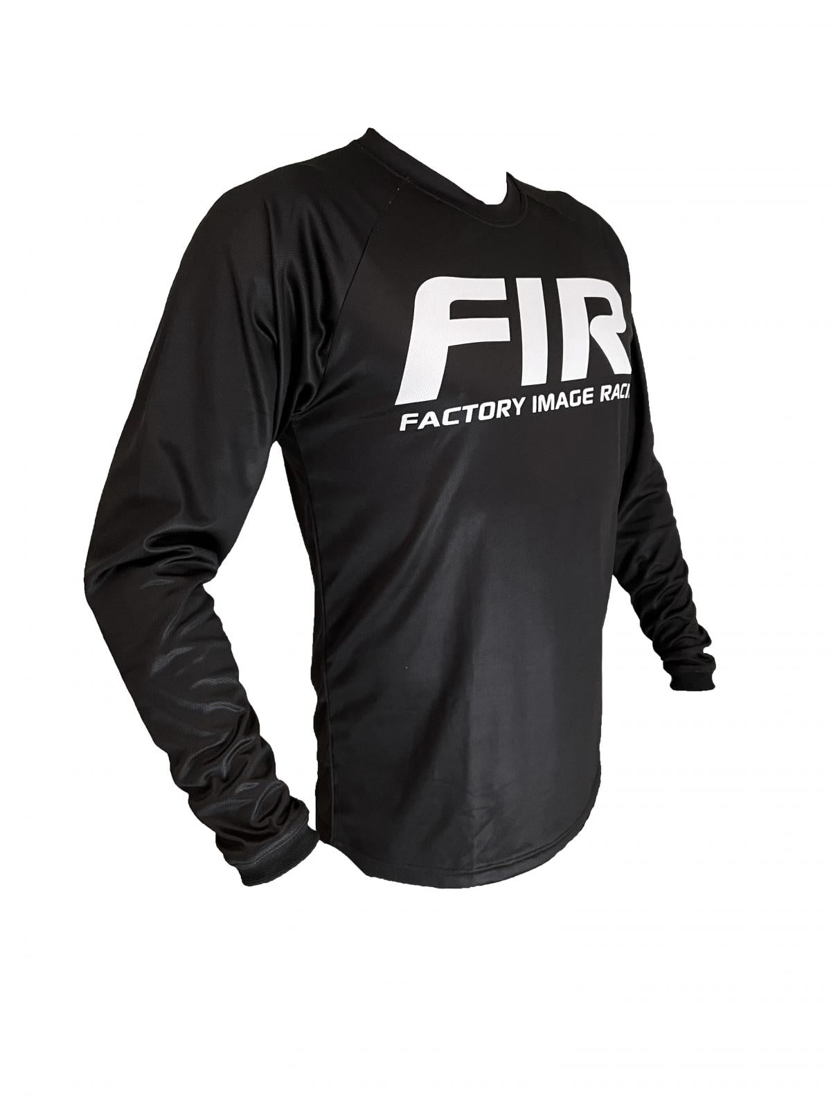 FIR MX/ENDURO CONTOUR BLACK/WHITE SMALL JERSEY
