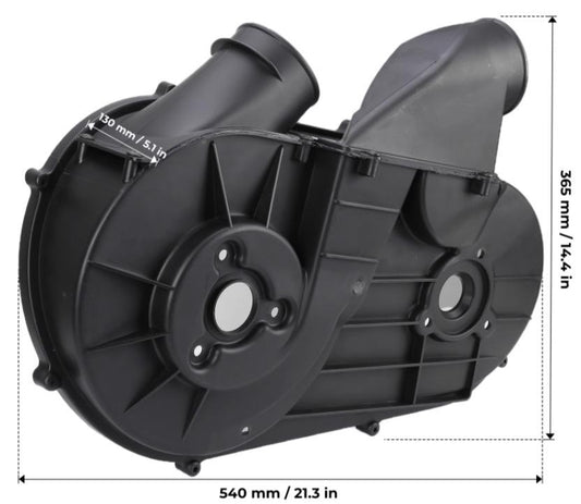 Air Guide Clutch Back Plate Cover, Polaris RZR 4 900 S XP Ranger XP 1000 15-20