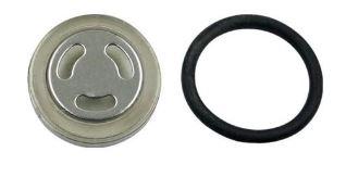 BRAKE RESERVOIR SIGHT GLASS + GASKET, 14MM / Master Brake Cylinder