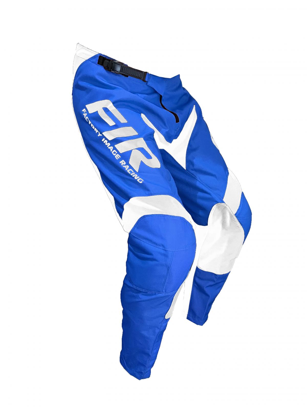 FIR MX/ENDURO CONTOUR BLUE/WHITE PANTS 36"