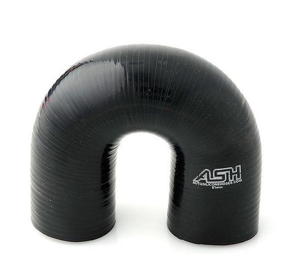 SILICONE HOSE 19MM 180 BEND, BLACK, UNIVERSAL AIR, WATER, INTAKE
