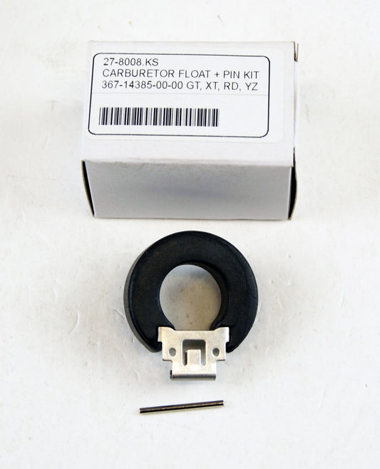 CARBURETOR FLOAT + PIN KIT, 367-14385-00-00 GT, XT, RD, YZ, KS56-1608