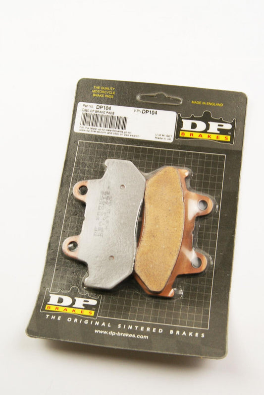 BRAKE PADS SINTERED DP BRAKES, DP104 Premium 41-104.H.DP, FA69/2