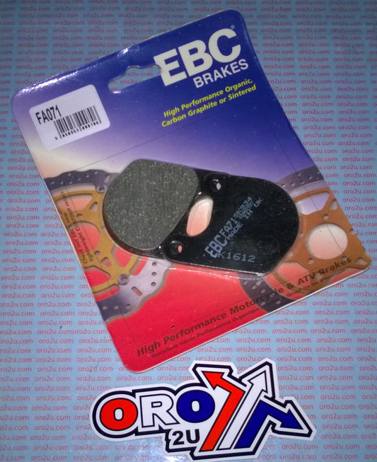 BRAKE PADS STD SEMI-METAL, EBC FA071, HARLEY-DAVIDSON FRONT 78-83