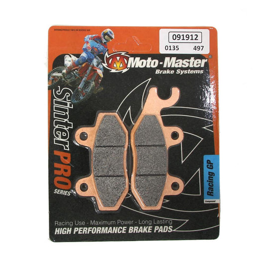 BRAKE PADS SINTERED RACING MOTO-MASTER 091912
