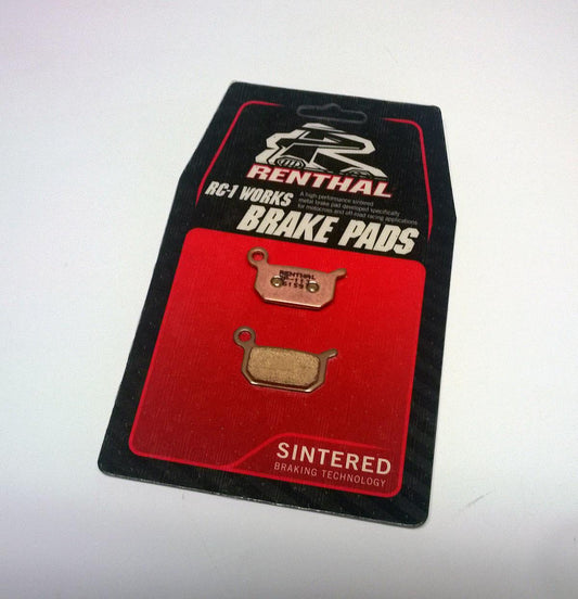 BRAKE PADS SINTERED RC-1, RENTHAL BP-113, BP113 WORKS, FA325, 41-924.H.REN