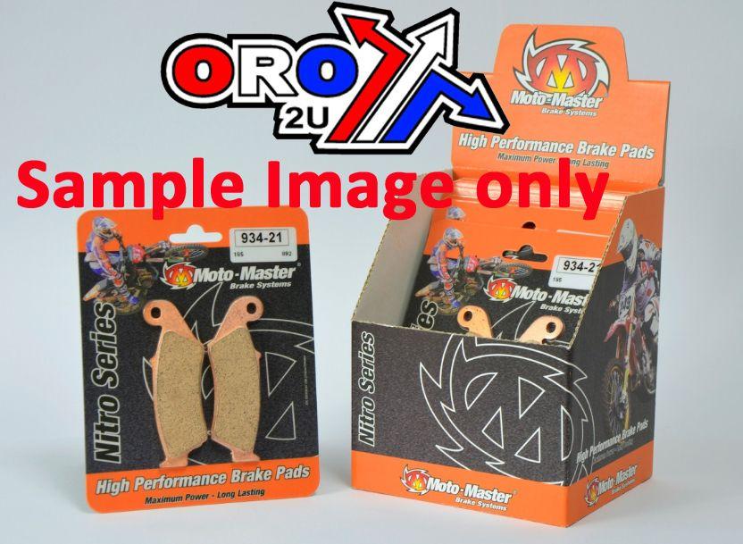 BRAKE PADS SINTERED NITRO, MOTO-MASTER 096221, 39-445, FA445