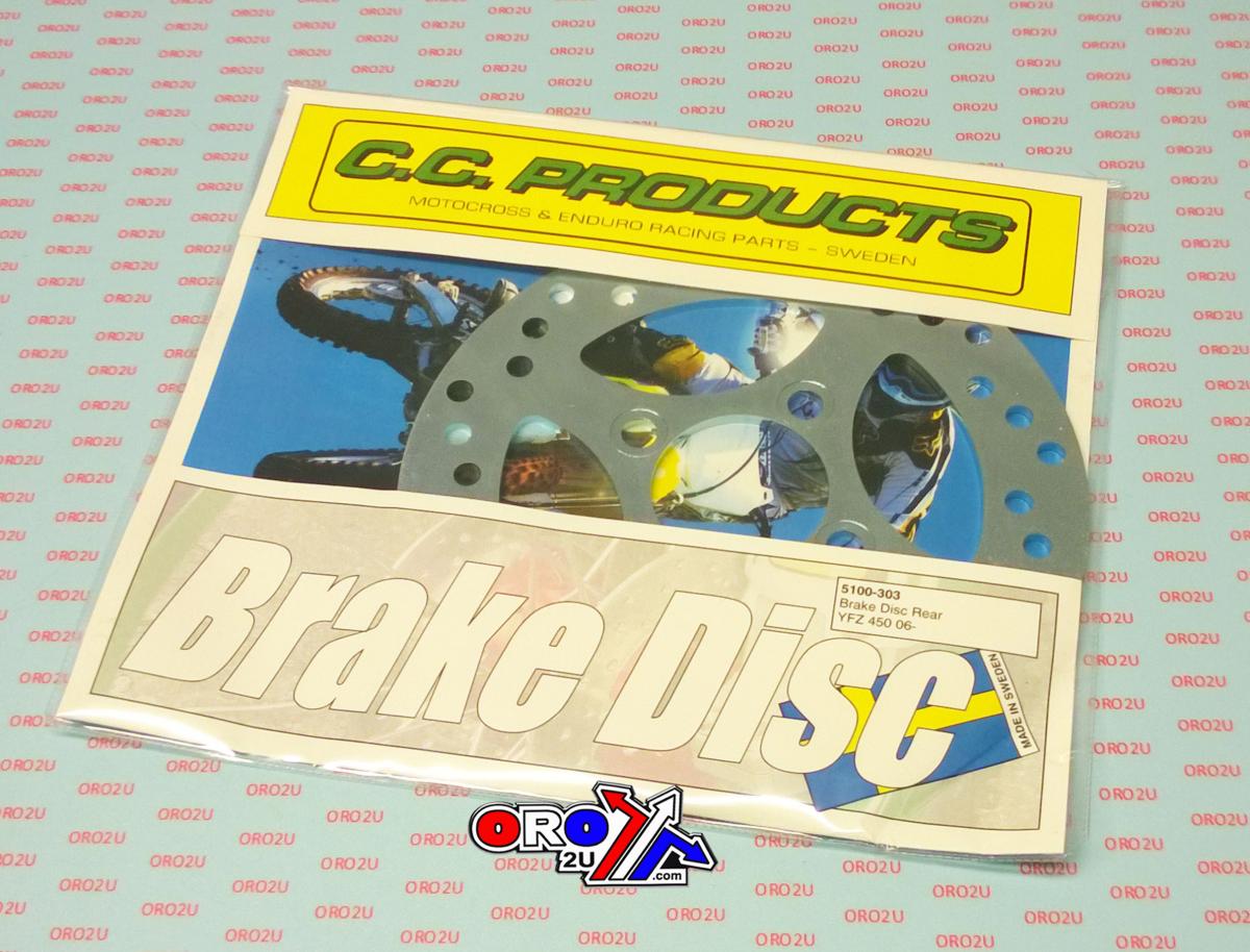 DISC BRAKE REAR YFM700 YFZ450 CROSS-CENTER PRODUCT 5100-303 YAMAHA YFZ450 06-
