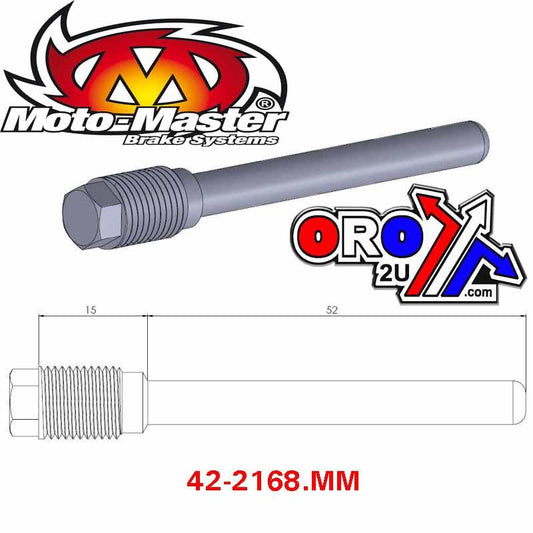 BRAKE PAD PIN REAR KAWASAKI ZZR1400. ZX14R, KLZ1000 12>, Z1000 07-09