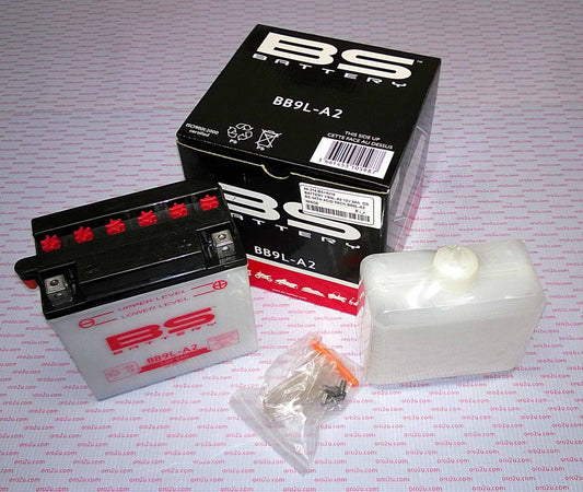BATTERY YB9L-A2 12V 9Ah. GS, BB9L-A2, BS-BB9L-A2