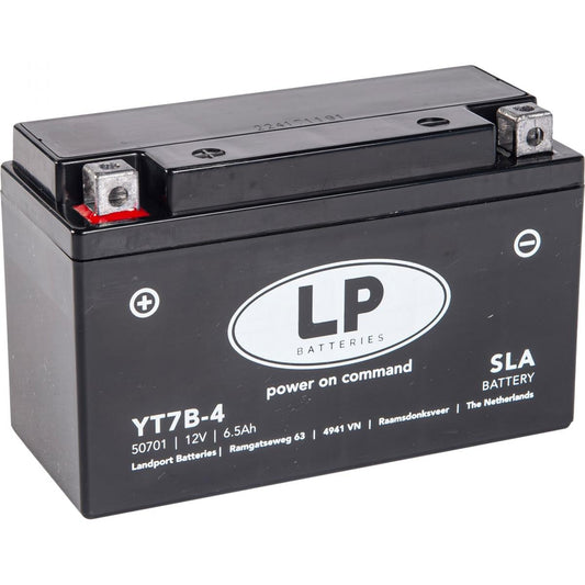 BATTERY YT7B-4 12V 6.5Ah. SEALED LEAD, (SAME AS YT7B-BS) YT7B-4, LT7B-4