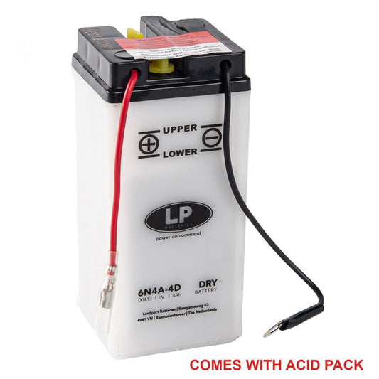 BATTERY 6N4A-4D 6V 4AH