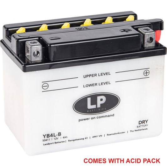 BATTERY YB4L-B 12V 4Ah