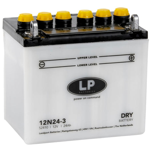 BATTERY 12N24-3 12V 24Ah. 52410