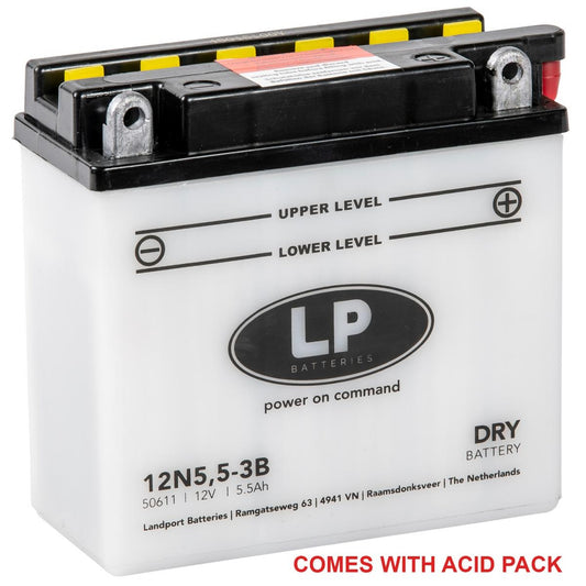 BATTERY 12N5,5-3B 12V 5Ah, 50611